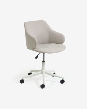 Einara šviesiai pilka biuro kėdė